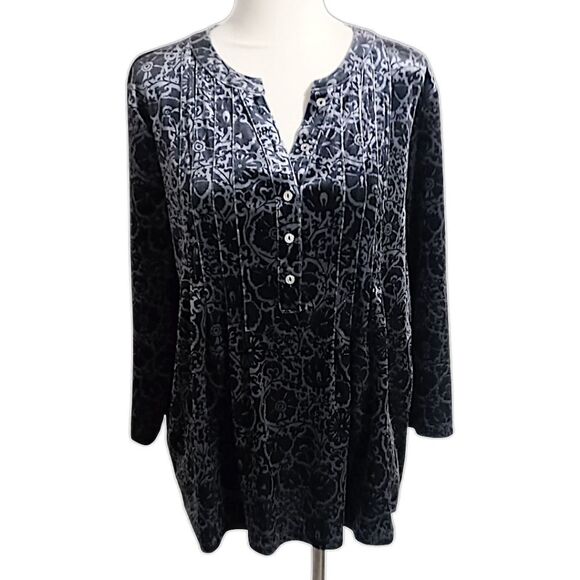 Fairy Whimsigoth Velour Babydoll Top MP Blouse Velvet Y2K Dark Romantic Witchy. - Picture 16 of 16